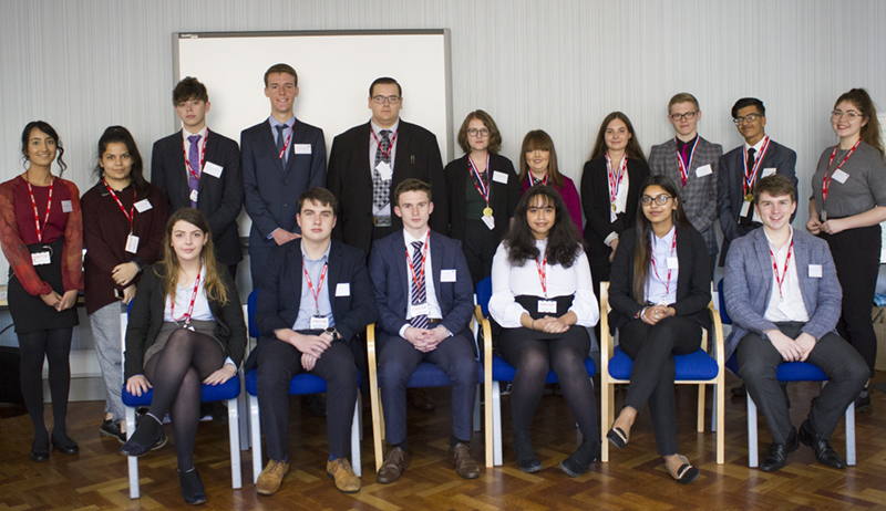 Photo showing the Young Innovators' panel members