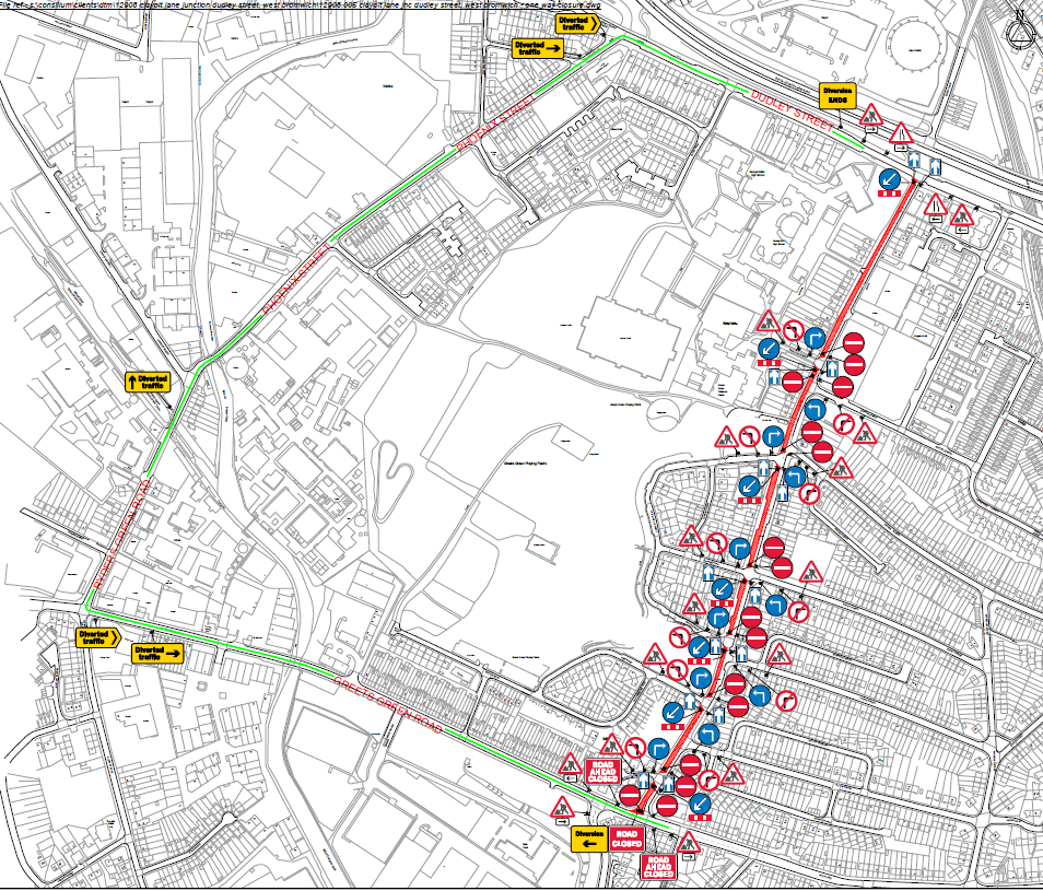 Map of Claypit Lane