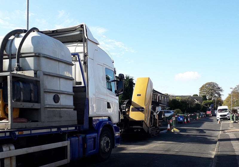 Progress on water mains upgrade for Aldridge