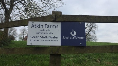 Photo of a trial farm sign