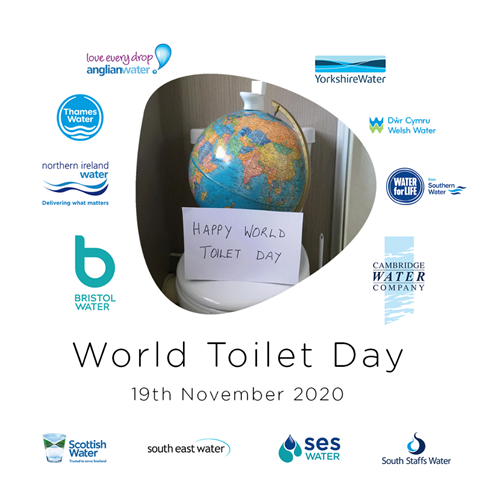 Graphic stating World Toilet Day