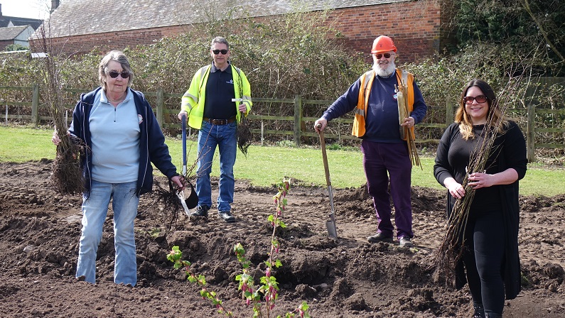 Photo of LHCRT and SSW planting hedging