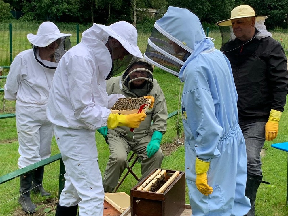 Photo of beekeepers