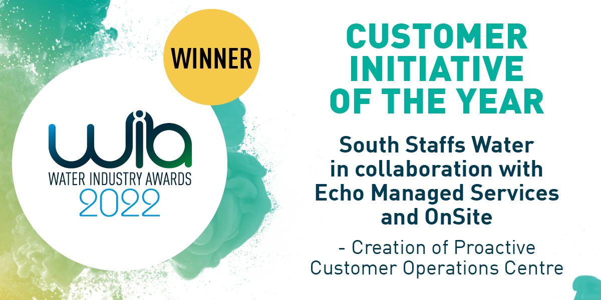 Graphic stating "Winner: Customer Initiative of the Year"