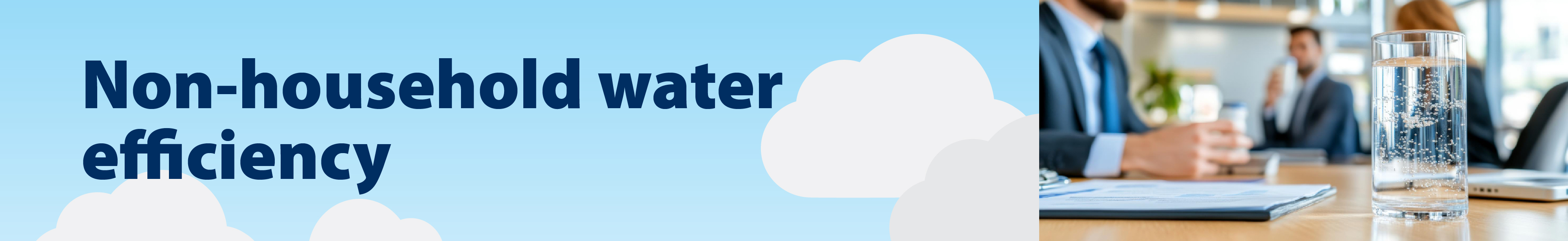Non-household water efficiency