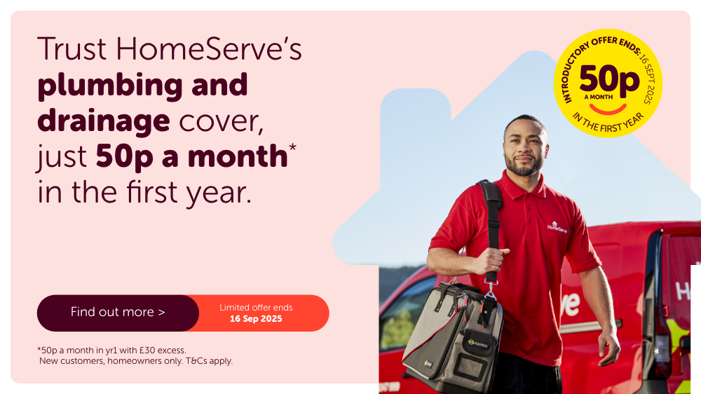 HomeServe 50pm a month offer