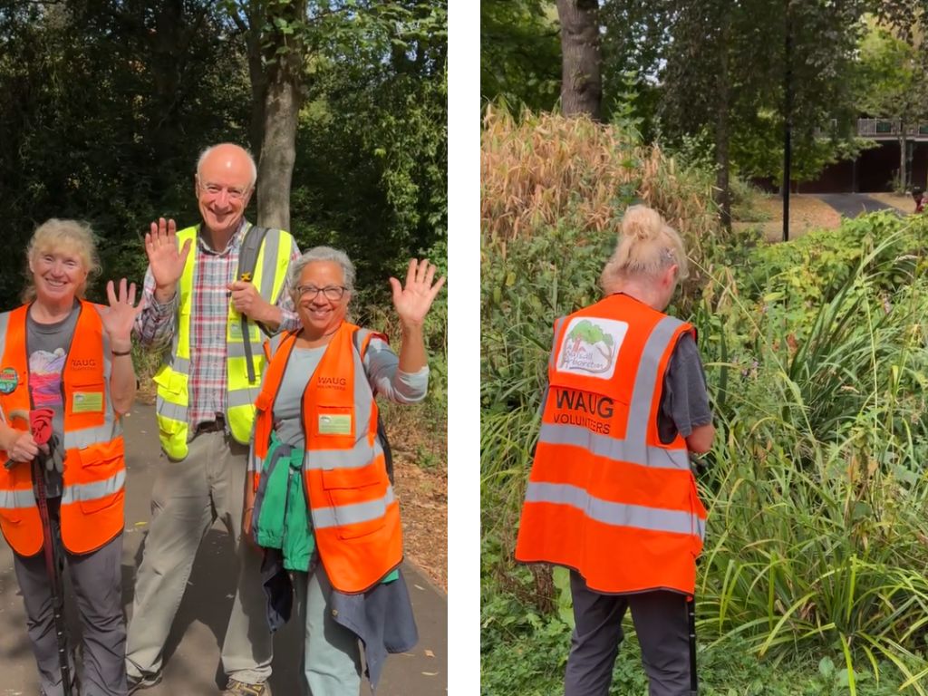 Volunteers from WAUG