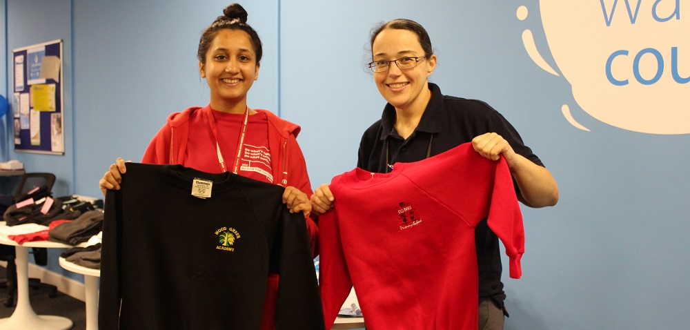 Photo showing some of the uniform on offer