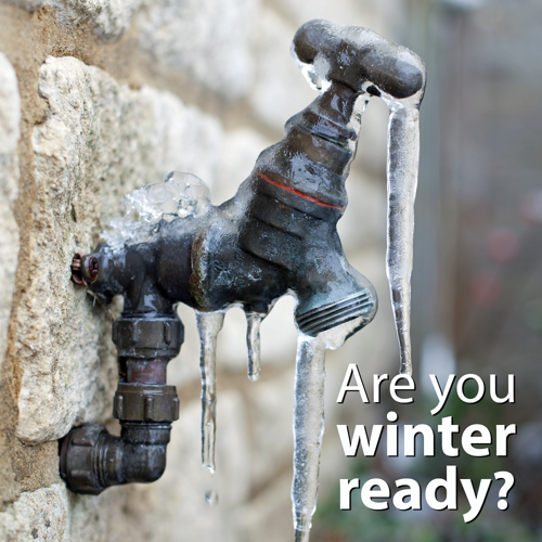 Photo of a frozen tap