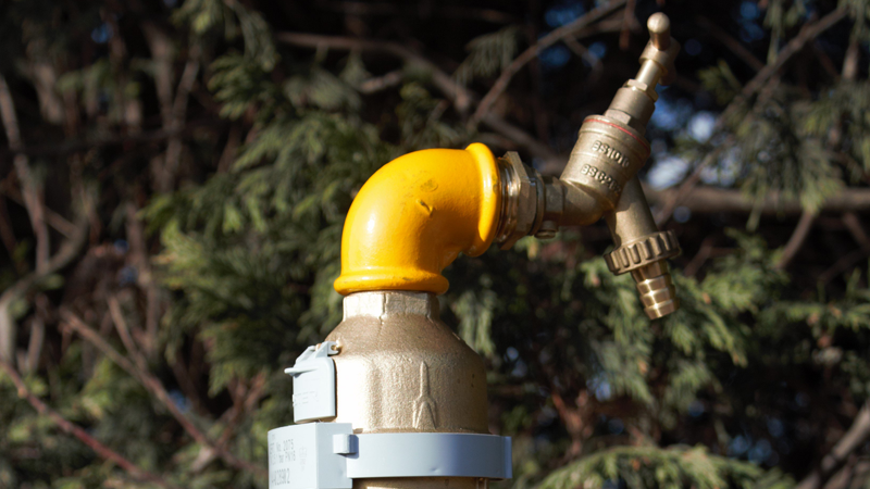 The top of a standpipe